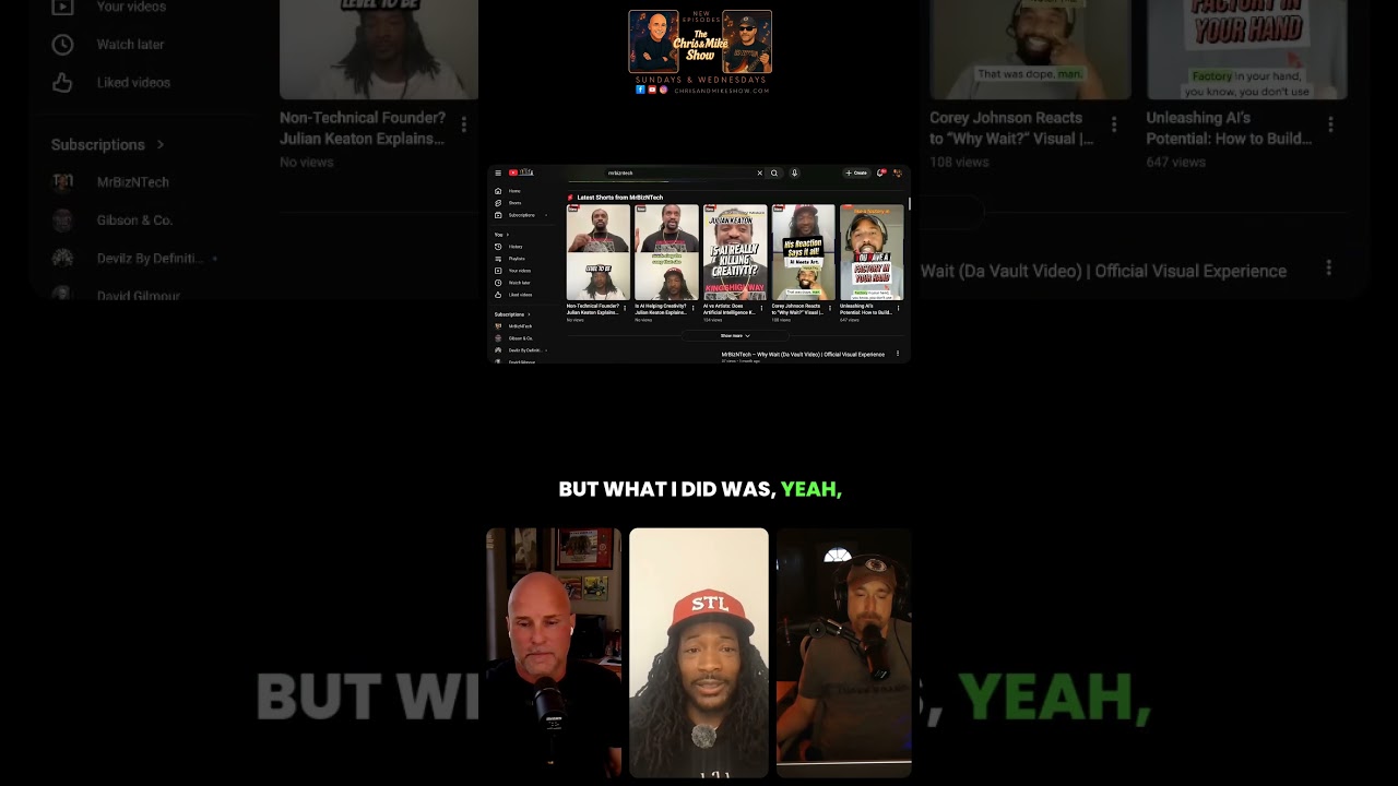 Harmonizing AI and Wellness: The Future of Music #reels #spotify #podcast #shorts #chrisandmikeshow