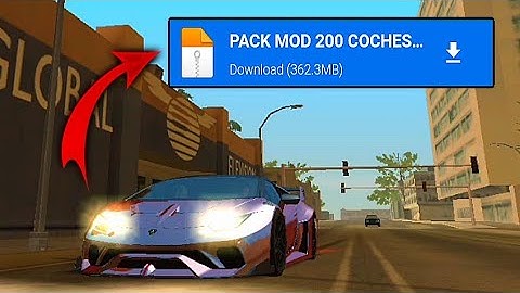 MOD de 200 AUTOS DEPORTIVOS para GTA SA *link directo* | Fireball YT