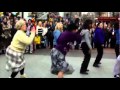 Old ladies hijack street Dance Birmingham New Street