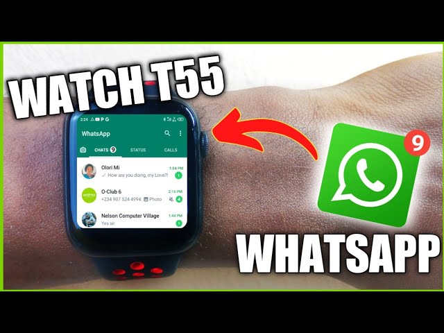 How To Get Messages Of WhatsApp In SmartWatch T55 