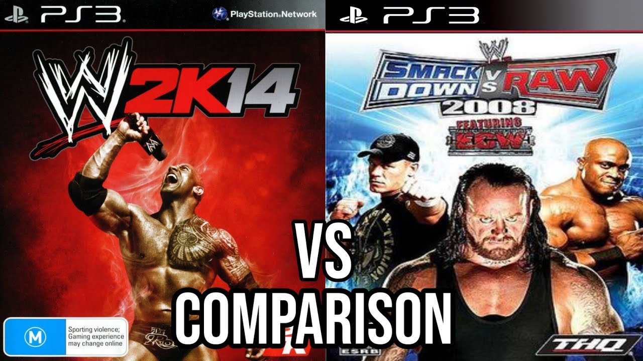 WWE 2k14 Vs SmackDown Vs Raw 2008 PS3