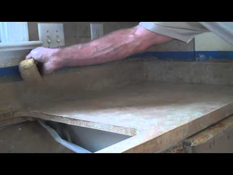 Granicrete Kitchen Countertop Youtube