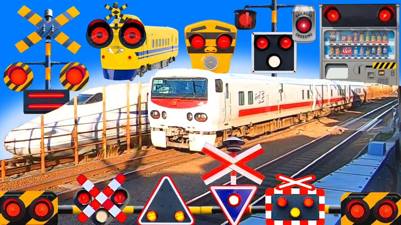 【電車】踏切動画【ふみきり 鉄道】train railway railroad crossing E491系East i-E