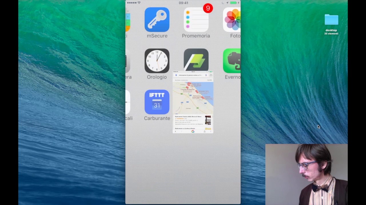 Ricerca vocale di ristorante per celiaci