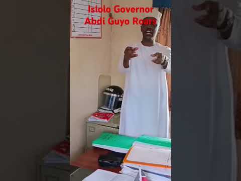 Isiolo Governor Guyo We Cannot Allow The Fraudsters To Rob People Of Their Property