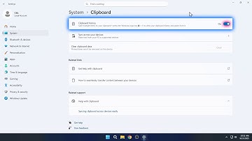 Klembordgeschiedenis inschakelen in Windows 11