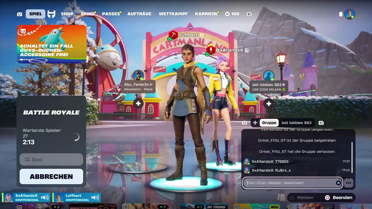 Hi leute ich spiele fn mit euch 2 steam