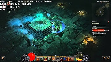 Radeon R9 380 4G + i7 4770k + video memory usage in Diablo 3 1080p Max settings