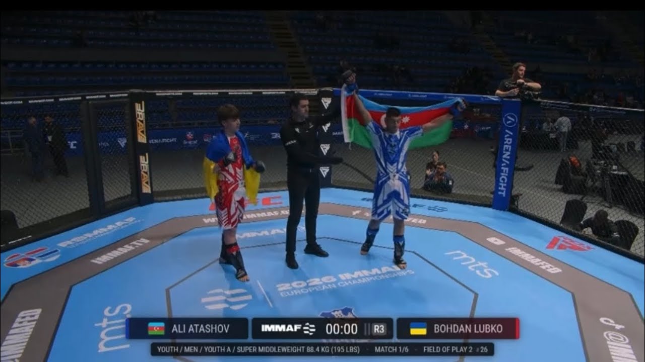 Ali Atashov (🇦🇿) vs Bohdan Lubko (🇺🇦). 2026 IMMAF European Championships #2026immafeuros