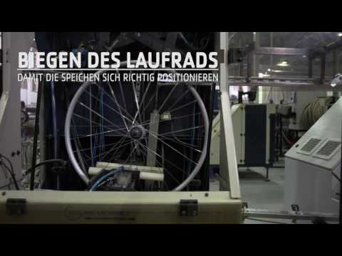 Gazelle Fahrräder: Montage der Laufräder