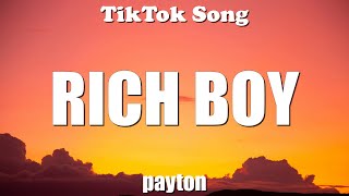 RICH BOY - ​payton (grab the ribbon f*ck your feelings)(Lyrics) - TikTok Song