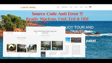 Source code aplikasi travel berbasis website
