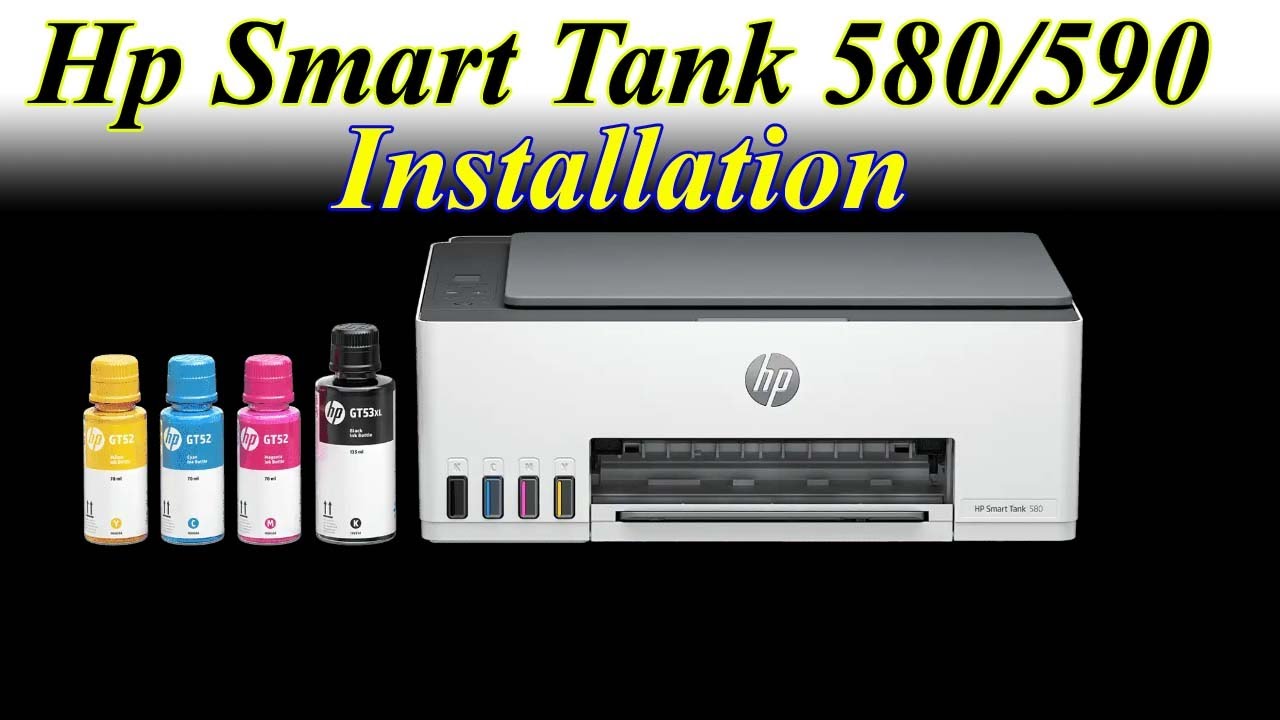 Déballer et configurer  Imprimantes HP Smart Tank 210, 580, 590