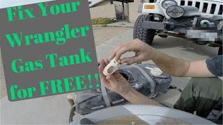 Fixing Your Wrangler Gas Tank for Free?? Part 2 - YouTube