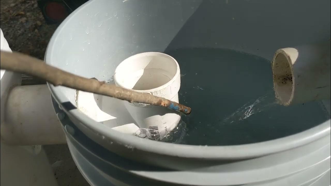 The ultimate diy grease trap and gray water system filter! (10 gallon