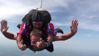 My first time skydiving!