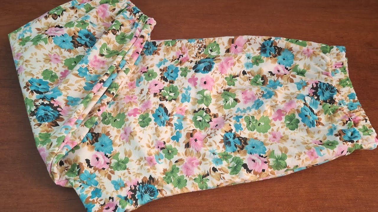 😍 سروال عجايز بقطونة دار ضجة فالفايسبوك! 💥شاهدي النتيجة 👗لكل مبتدئات يقدرو يخيطوه بكل سهولة❤️مش شتاء