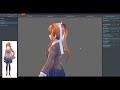 Making Monika from DDLC in VRoid