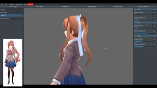 Making Monika from DDLC in VRoid