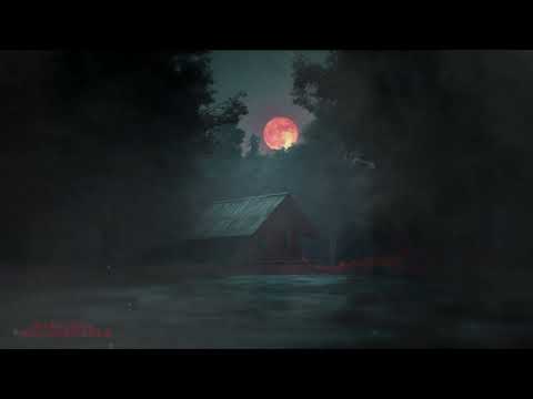 The Blood Moon Is Here Abandoned Forest Cabin HORROR AMBIENCE 4 Hours 4K 