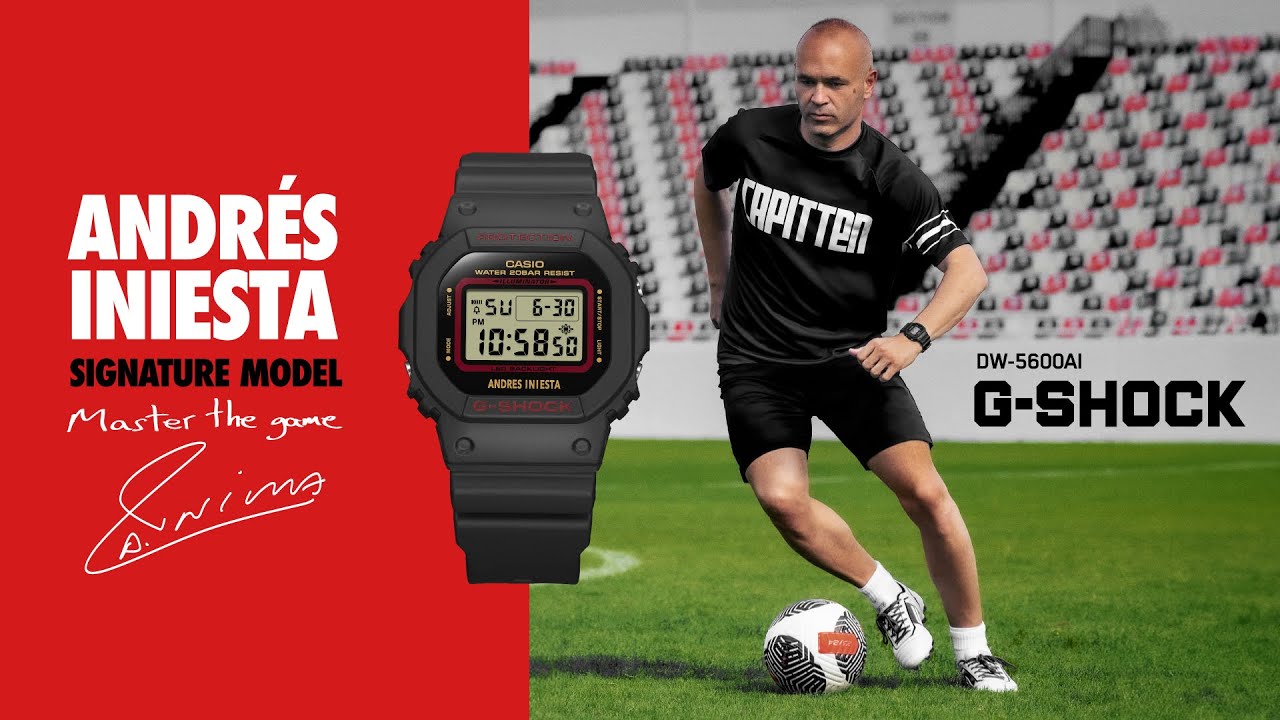 イニエスタ × G-SHOCK シグネチャーモデル（日本語字幕）｜CASIO