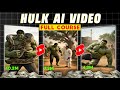 How To Create Perfect HULK Ai Videos | Viral Hulk Ai Video Kaise Banaye | Ai Video Kaise Banaye