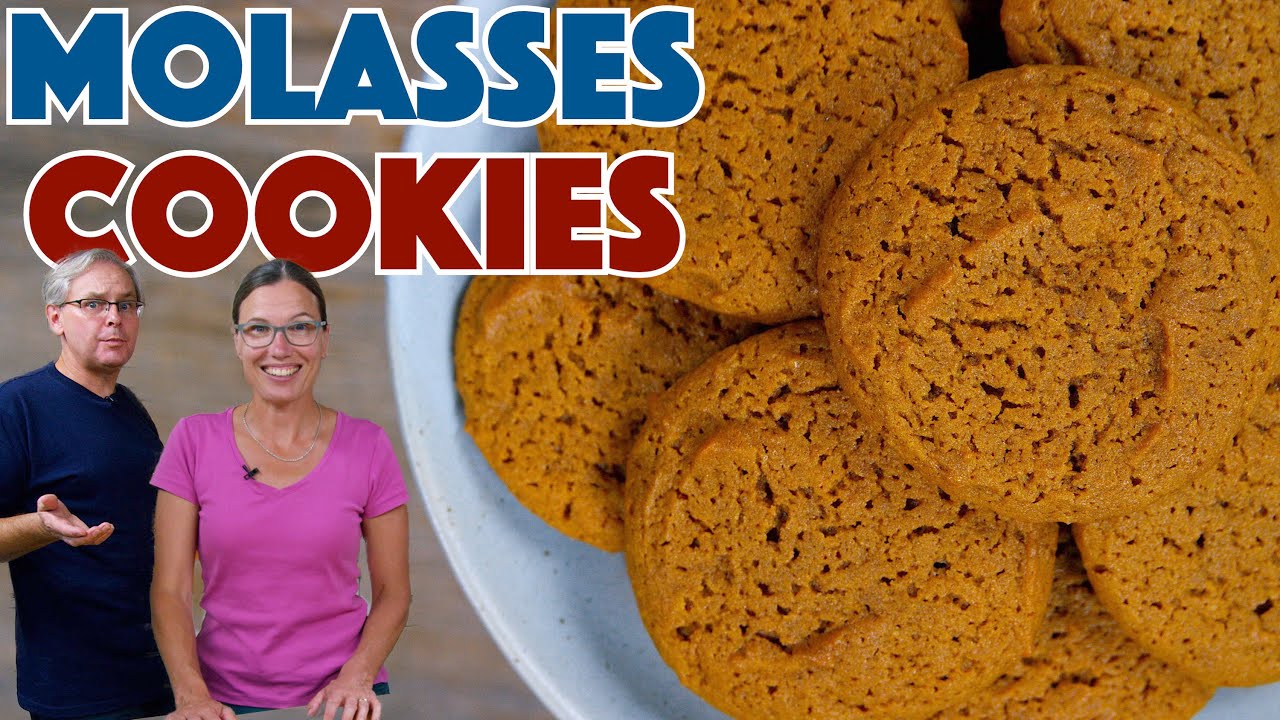 Old Fashioned Soft & Chewy Molasses Cookies Recipe - 1935 | Glen And Friends Cooking