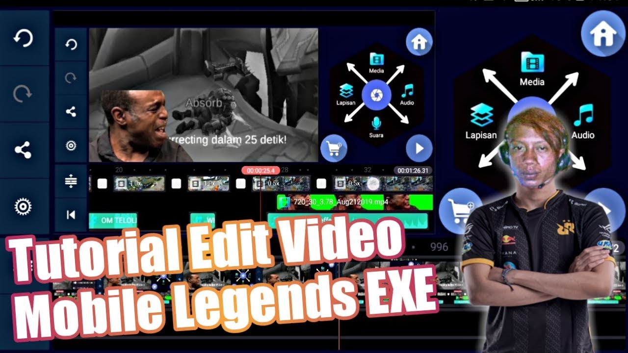 Tutorial Edit Video Mobile Legends EXE Di HP Seperti Yhunx Gaming YouTube