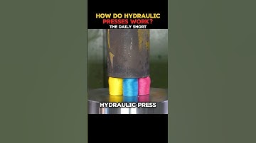 Hoe werkt een hydraulische pers? - Het principe van Pascal