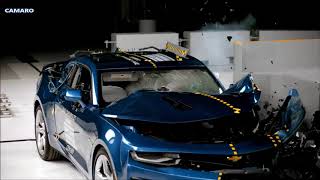 2016 Muscle Car Crash Tests   Camaro Mustang Challenger