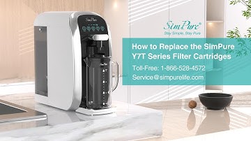 Filter Reset Tutorials of SimPure Y7T Seris Countertop RO Water System #simpure #replacement