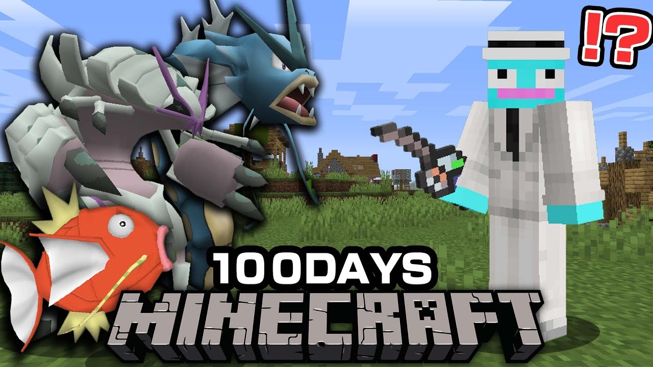 マイクラ】釣ったポケモンだけで100日間サバイバルしてみた結果