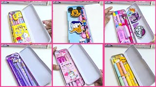 Filling my pencil box with cute stationery ✨️ 💕 asmr stationery lots of new stationery items 💗 😊