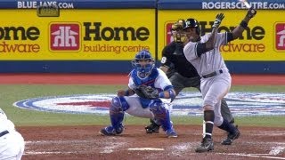 NYY@TOR: Soriano lines an RBI double to right field Profile