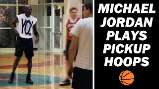 Rare Video of MICHAEL JORDAN Playing Pickup Basketball