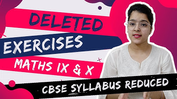 Reduced Syllabus of Maths 9 & 10 | Maths New Syllabus | The Edify Study