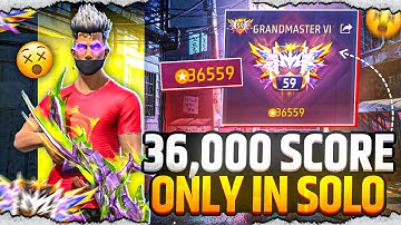 Finally 36,000 Score In Only Solo 😍Solo Rank Push Tips And Tricks | Season 47