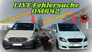 Fehlersuche LIVE - Vito V6 geht während der Fahrt aus | Explosionsgefahr im Viano - Sven in Gefahr 😁 by MB Youngtimer Parts & Service 2,922 views 11 months ago 26 minutes