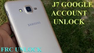 Samsung J7  J700F Google Account Bypass Frp Unlock & Hard Reset