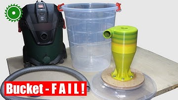 3D Printed Cyclone Sparator - Dust Collector Building and Test - 1 [4K]