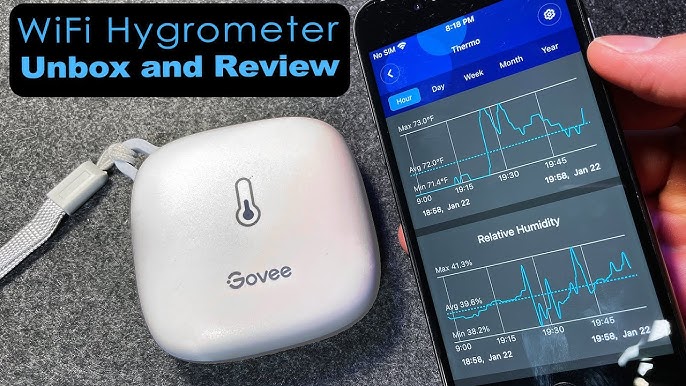 Govee WiFi (temp/humidity) Thermo-Hygrometer Setup 