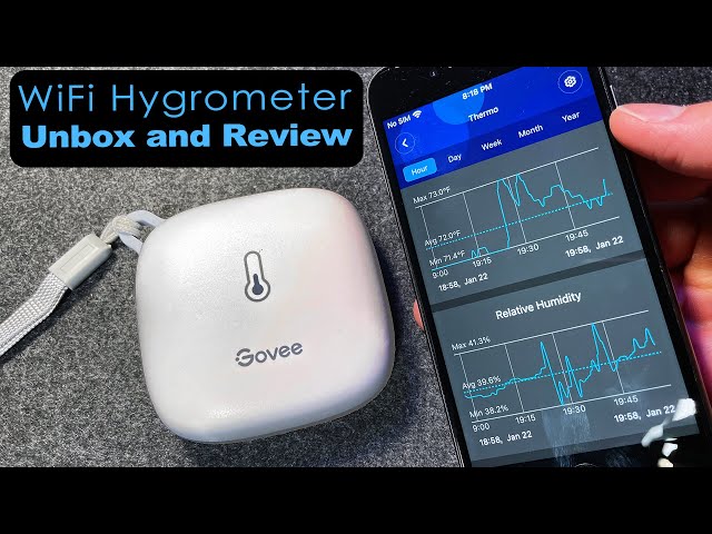 Govee Wi-Fi Temperatur-Feuchtigkeitssensor – Innenbereich – test-govee
