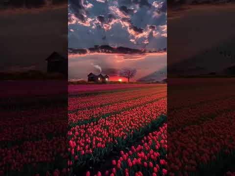 #peace # beauty #sunset #shorts #sunrise #beatiful #nature #trending #tulip #flowers