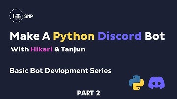Python: Coding A discord Bot with Hikari & Tanjun, Part 2|| Discord bot development in Nepali,ITSNP