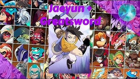 NEW LEGEND Jaeyun + GREATSWORD! Brawlhalla 1v1 and 2v2 Gameplay