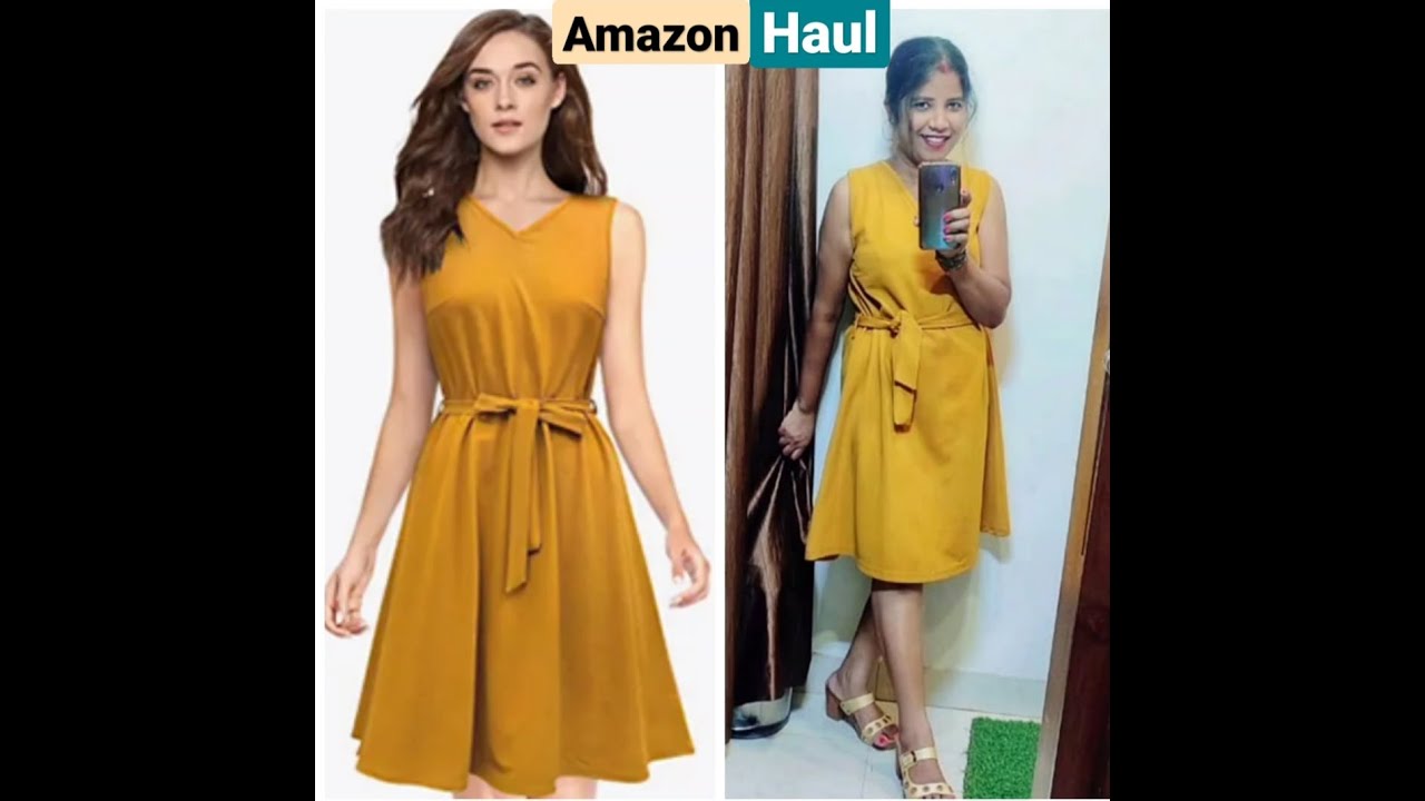 Amazon Dress Haul Full Review After Wash Link:- 