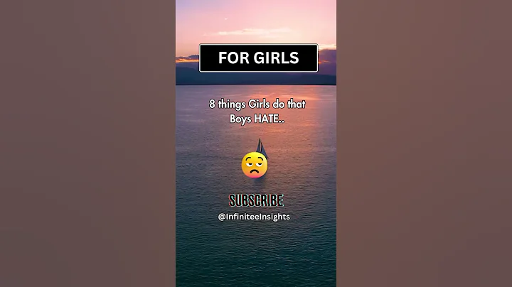 8 things girls do, that Boys HATE 👦..🙄 #shorts #psychologyfacts #subscribe