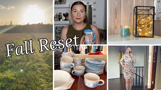 FALL RESET 🍂 | Mood & Intentions, Trift With Me, Cleaning, Thoughts on School, Workout & Youtube