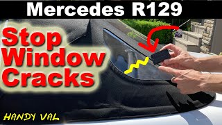 Mercedes SL R129 Special Notice: Prevent Cracks, Tears & Deformation in Soft Top Plastic Side Window screenshot 4