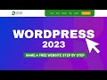 How to Make a WordPress Website for Free in 2023 | Elementor Tutorial